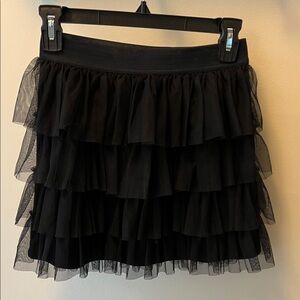 Epic Threads Black Layered Tulle Skirt